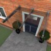 Kapı Üstü Solid Sundurma - Metal Taşıyıcılı Solid Sundurma