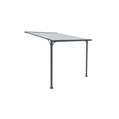 Kapı Üstü Sundurma Çatı - Metal Taşıyıcılı Polikarbon Sundurma (150 cm x 100 cm)