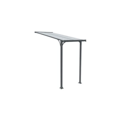 Kapı Üstü Sundurma Çatı - Metal Taşıyıcılı Polikarbon Sundurma (100 cm x 100 cm)
