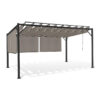 8 Nerion Serisi Çift Kolonlu Modern Metal Çardak (30 m²)