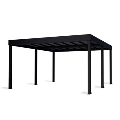 Solvera Serisi Çift Taşıyıcılı Carport Garaj Kapama - 6 Ayaklı (24 m²)