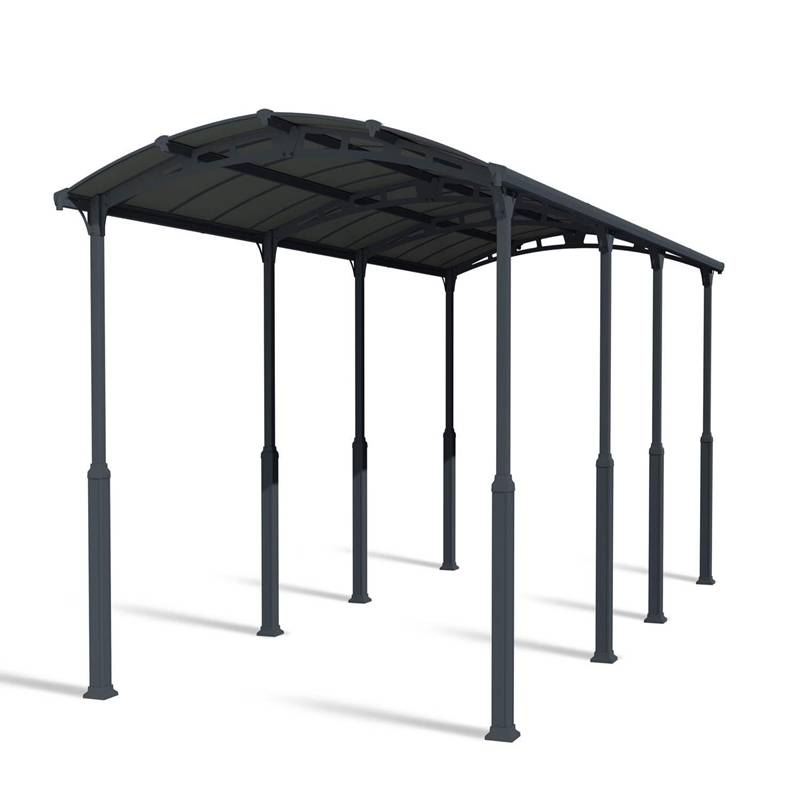 Nexon Serisi Yükseltilmiş Radüslü Tonoz Carport Garaj Kapama (32 Metrekare)
