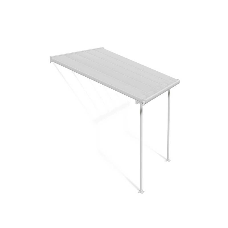 Vera Serisi 12 m² Kanopi - Beyaz (RAL 9002) Taşıyıcılı Kanopi (4 Metre x 3 Metre)