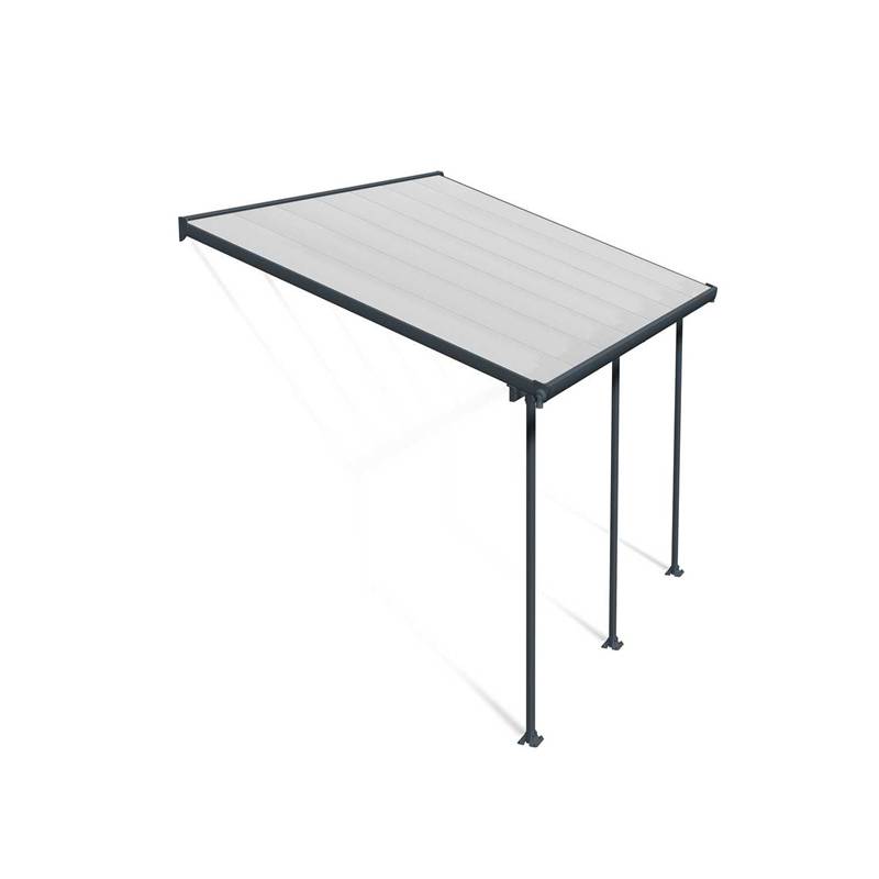Vera Serisi 24 m² Kanopi - Antrasit (RAL 7016) Taşıyıcılı Kanopi (6 Metre x 3 Metre)