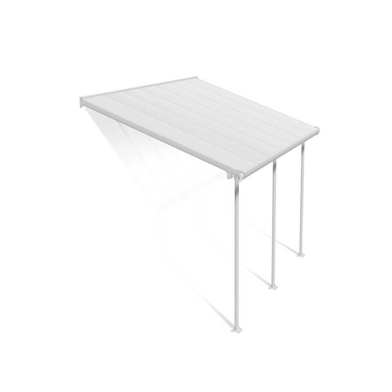 Vera Serisi 24 m² Kanopi - Beyaz (RAL 9002) Taşıyıcılı Kanopi (8 Metre x 3 Metre)