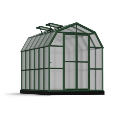 Plantora Serisi Haus Tip Mobil Bahçe Serası – Yeşil (600 cm x 250 cm)