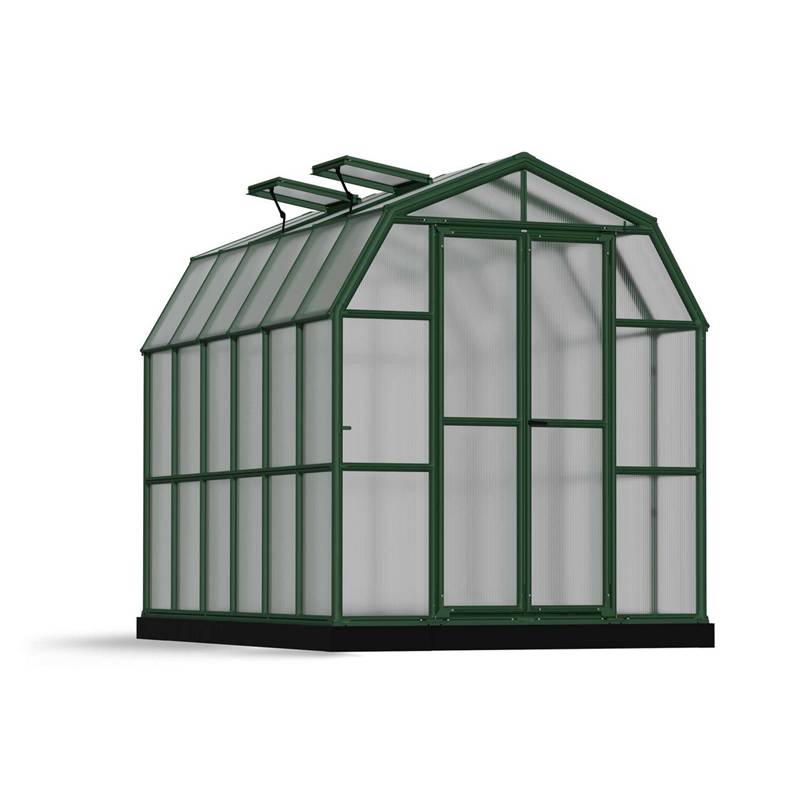 Plantora Serisi Haus Tip Mobil Bahçe Serası – Yeşil (600 cm x 250 cm)
