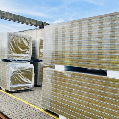 sandvic-panel-4 Cephe Tipi Sandviç Panel – RAL 7016 Antrasit Gri – Gizli Vidalı Sistem